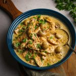 Creamy chicken and mushroom