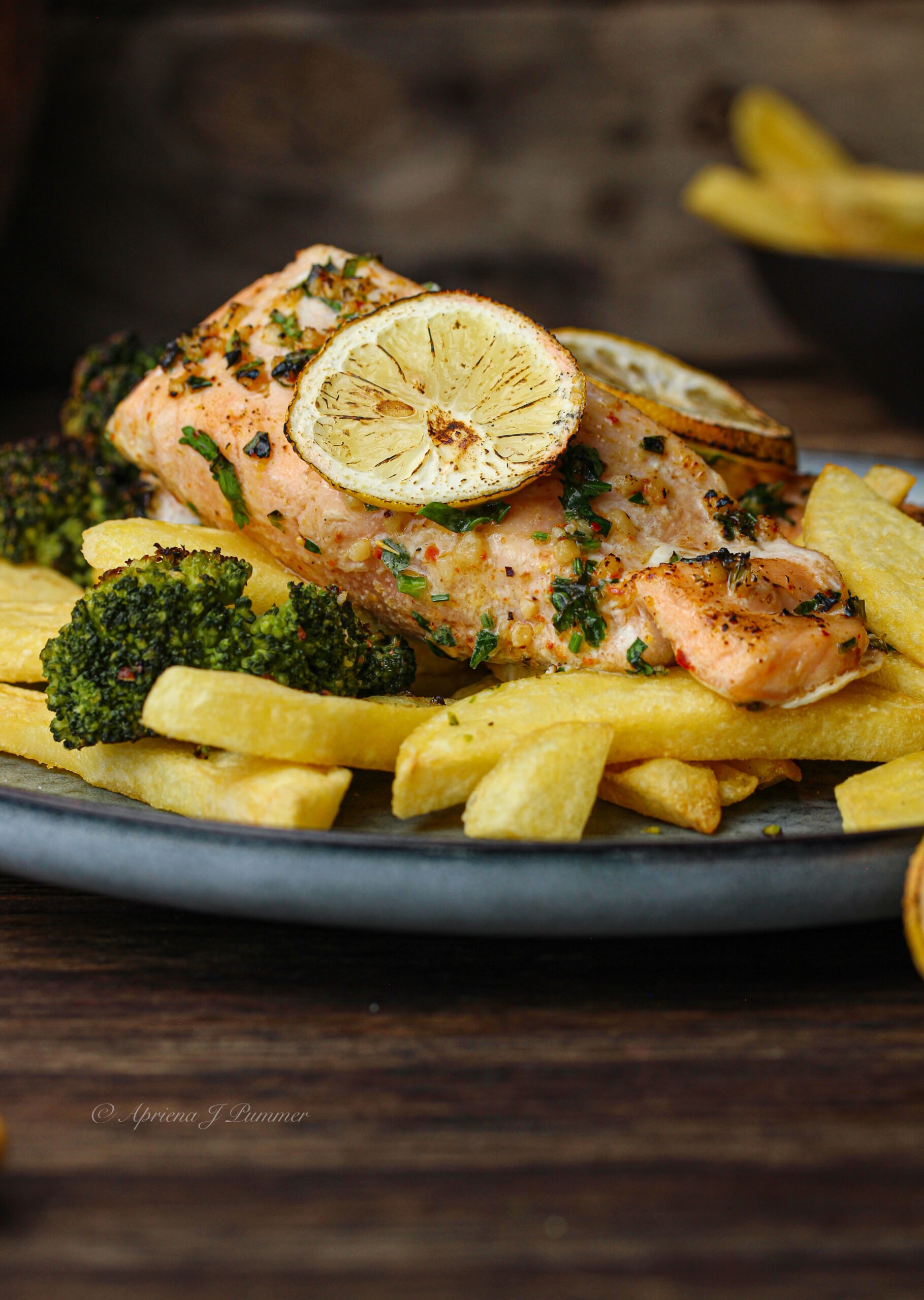 Lemon Garlic Baked Salmon- Quick, Easy and Healthy Dinner