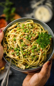 Chicken and Pea Pasta