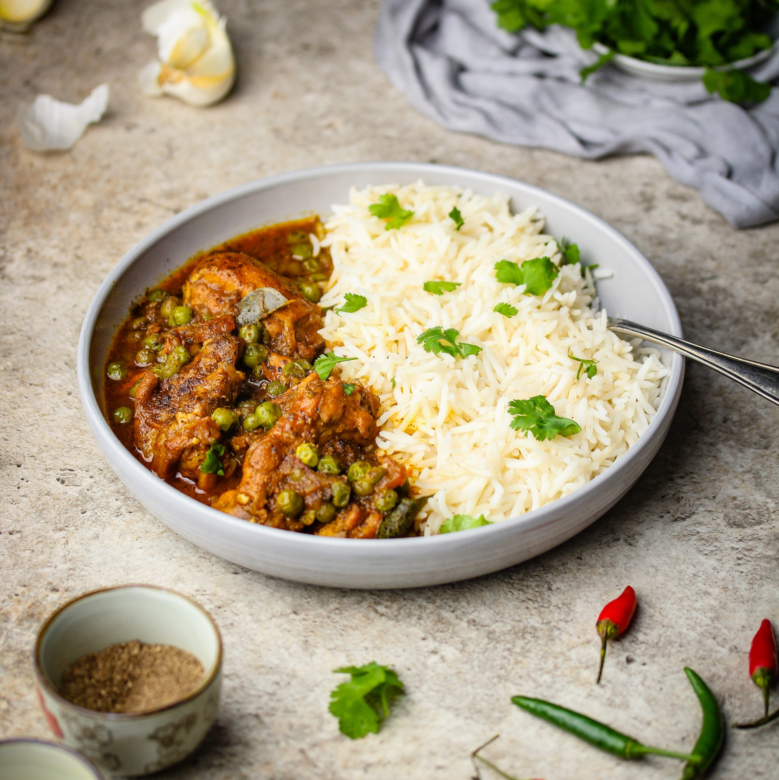 Black Pepper Chicken Curry