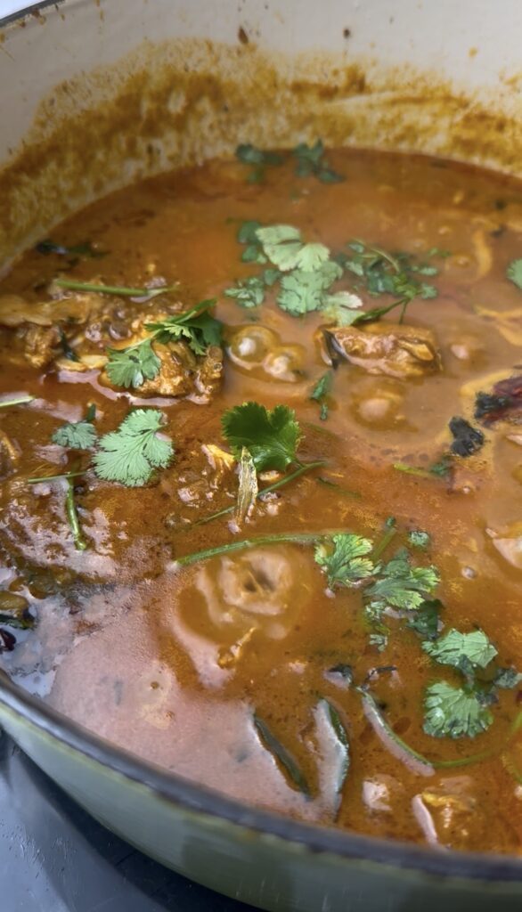 chicken dhal gosht