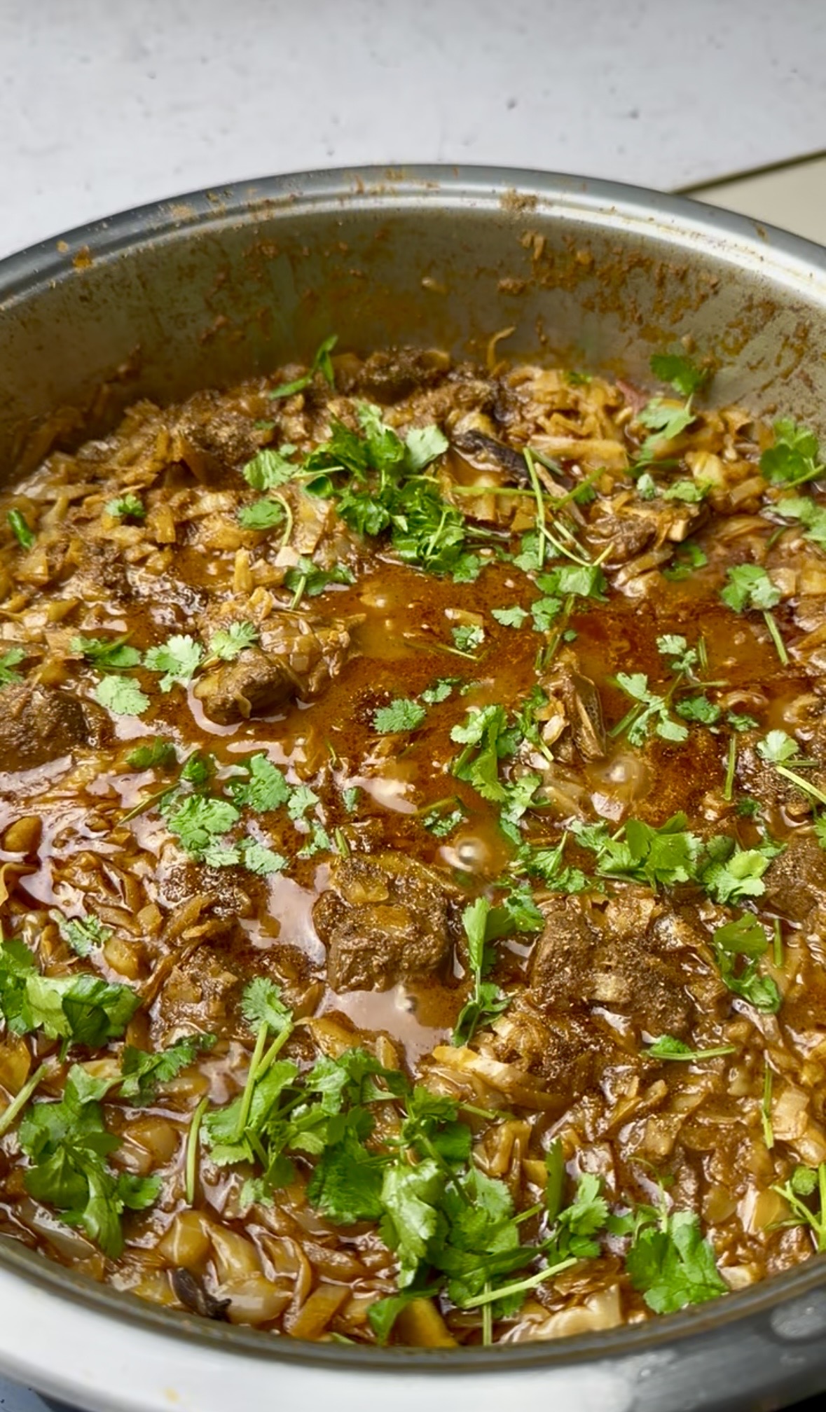 Mutton and Cabbage Curry