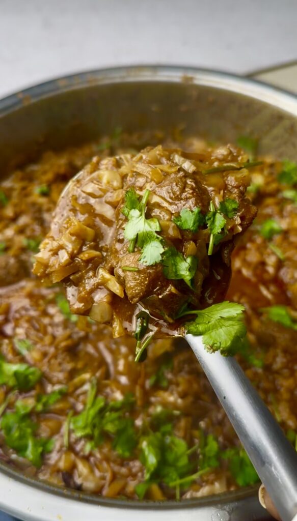 Mutton and Cabbage Curry 