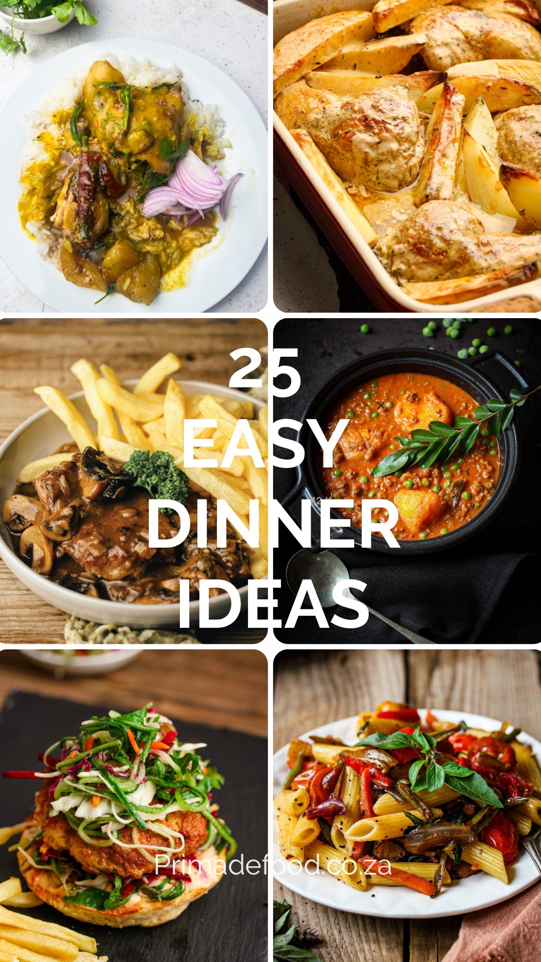 25 Easy Dinner Ideas