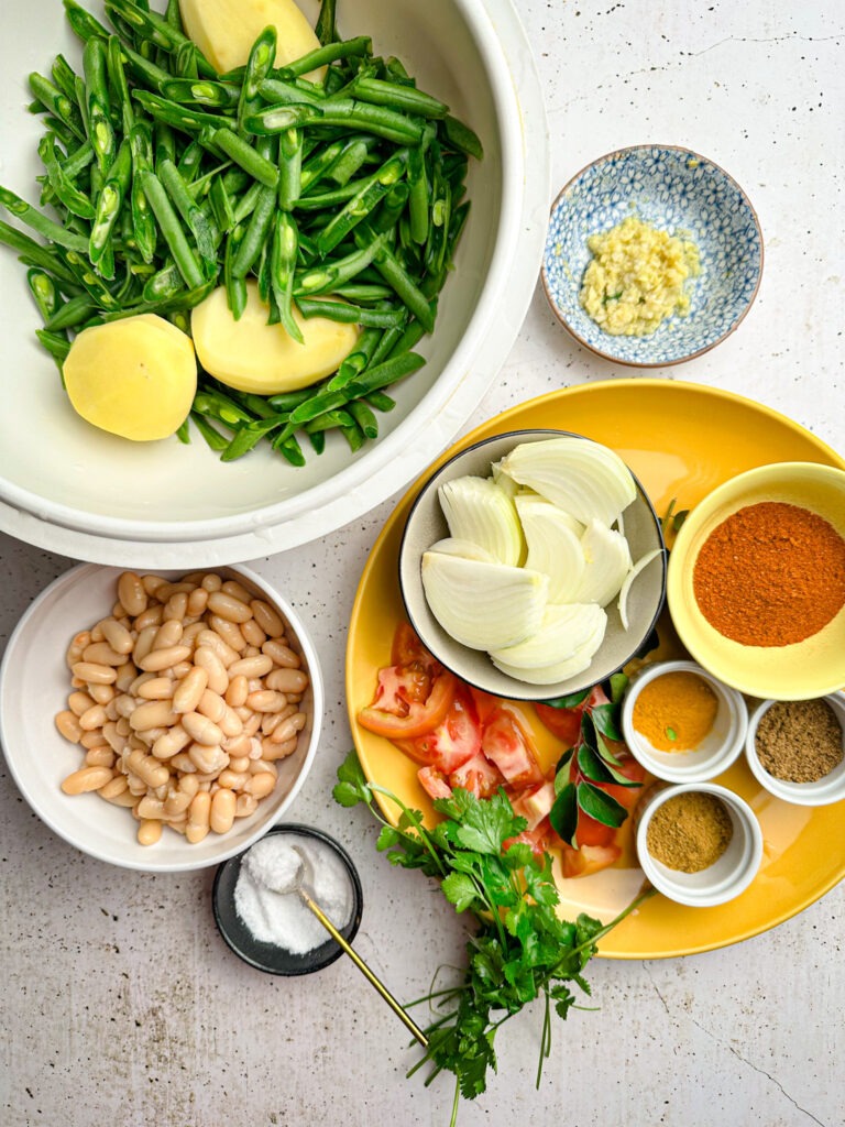 Green Beans and Potato curry