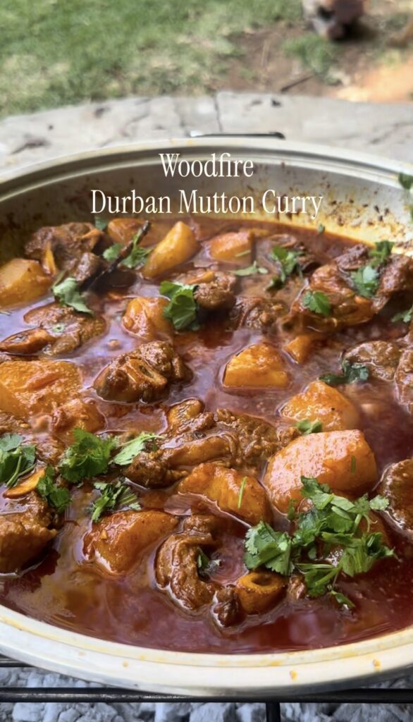 Wood-fire Durban Lamb Curry