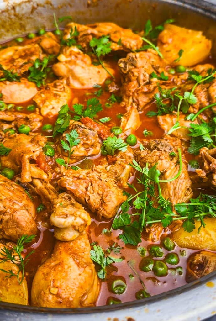 Durban Chicken and Potato Curry 