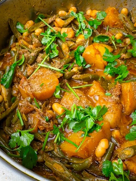 Green beans and Potato Curry