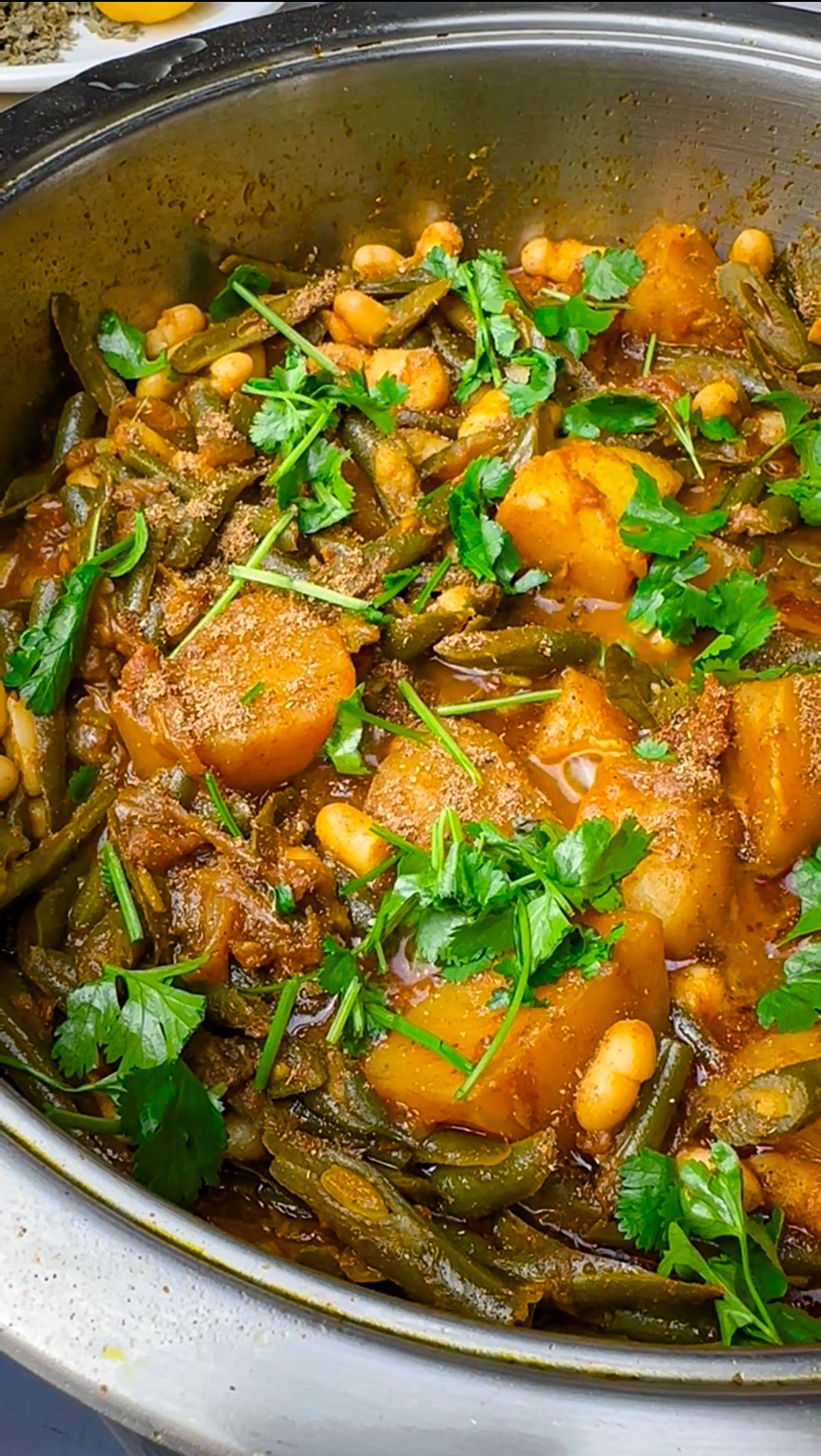 Green beans and Potato Curry