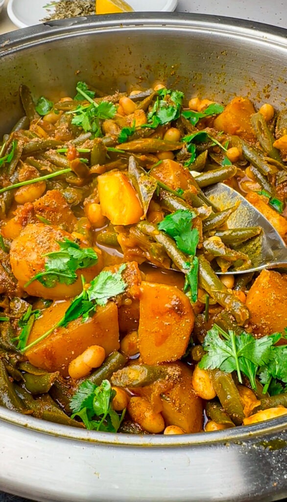 Green beans and Potato Curry